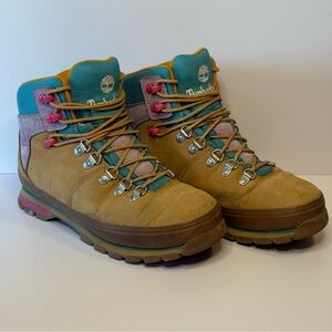 Timberland Euro Waterproof Hiker Boots – Women’s Size 7.5 – Wheat Nubuck